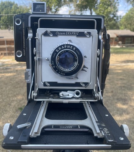 Graflex crown graphic 4x5 - graphic,